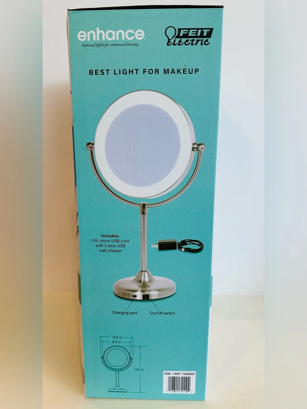 Feit Electric Rechargeable LED Vanity Mirror NIB